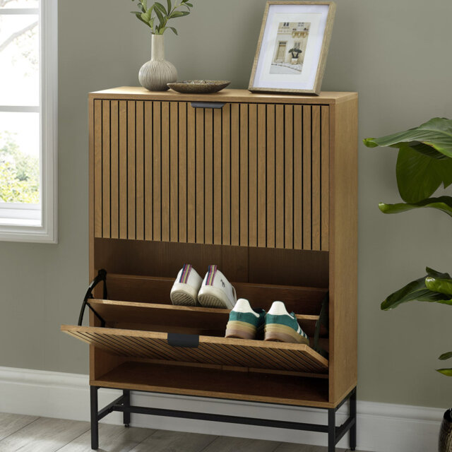 Savion 2 Door Shoe Storage Cabinet