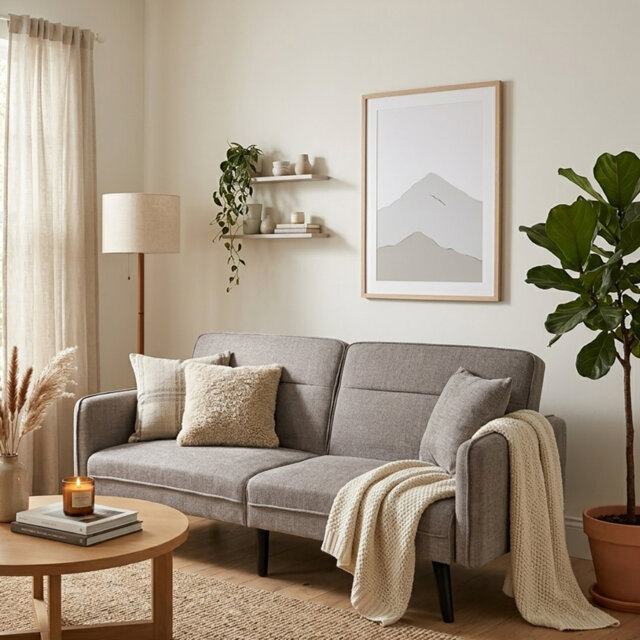 Shiflet 2 Seater Clic Clac Sofa Bed