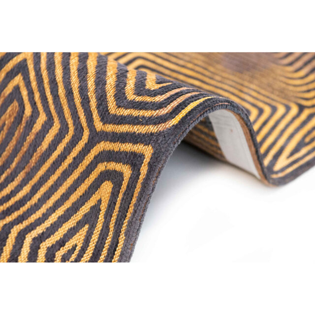 Machine Woven Gold Rug
