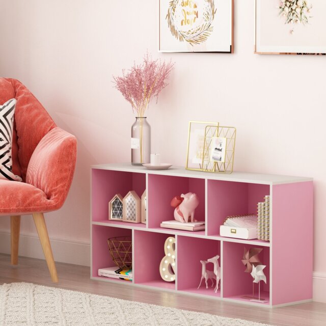 O'Quinn 7-Cube Reversible Open Shelf
