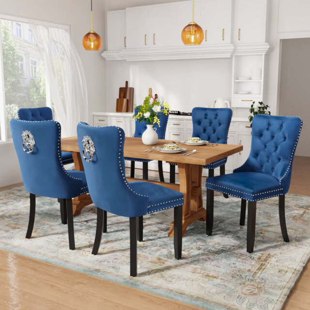 Modern Velvet Dining Chairs Dining Room Chairs Set of 6