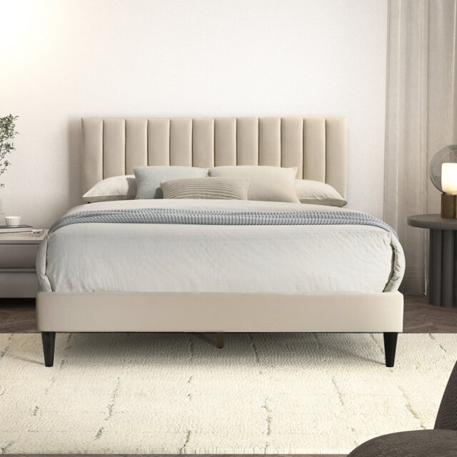 Newry Upholstered Double Bed