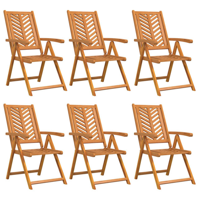Reclining Garden Chairs Recliner Wooden Lounge Chair Solid Wood Acacia
