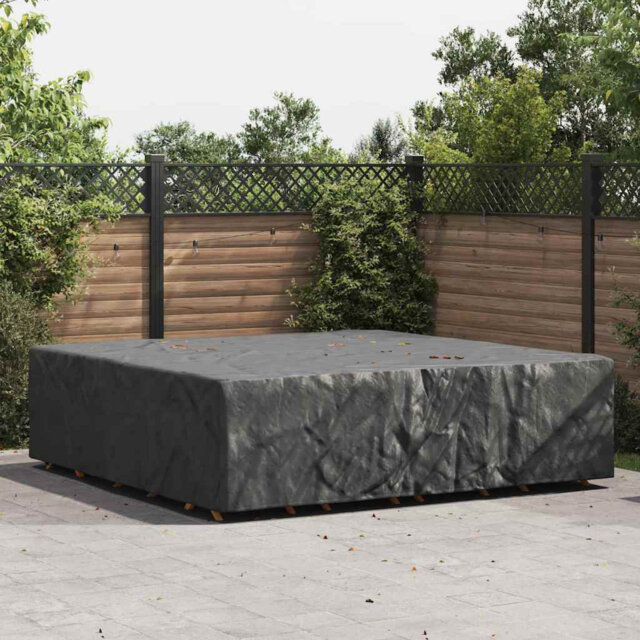 Outdoor Furniture Cover Black 260 X 260 X 70 Cm 600D
