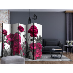 225cm W x 172cm H 5 - Panel Acoustic Room Divider Folding Room Divider