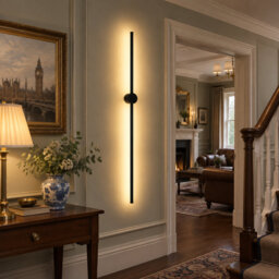 Jalapa 1-Light 100cm Black LED Flush Mounted Sconce