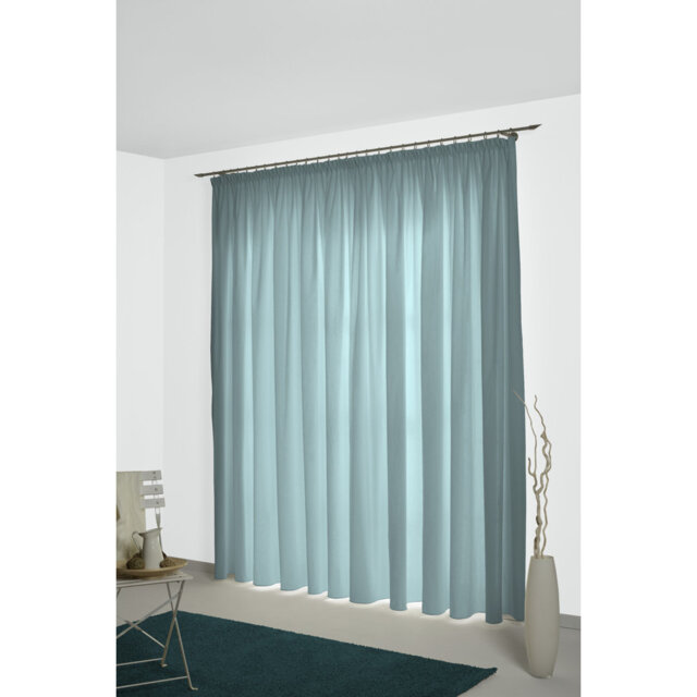 Newbury 67% Polyester And 33% Cotton Room Darkening Single Curtain Panel