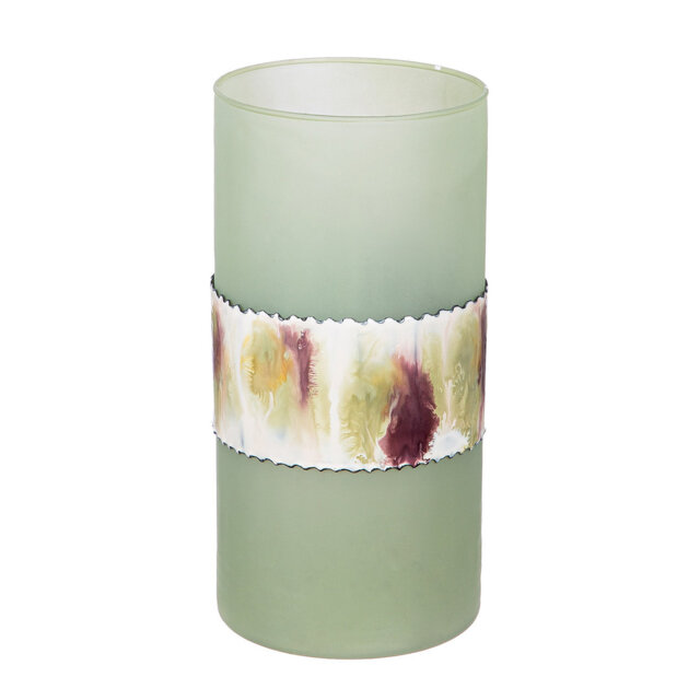Chequetta Glass Table Vase