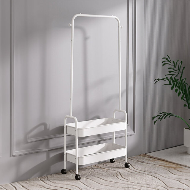 65.5cm Rolling Clothing Rack