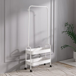 65.5cm Rolling Clothing Rack