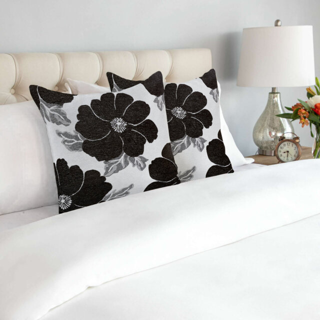Darionte Floral Square Throw Cushion