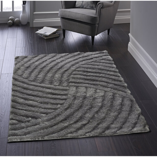 Georgia Hand Tufted Charcoal Rug