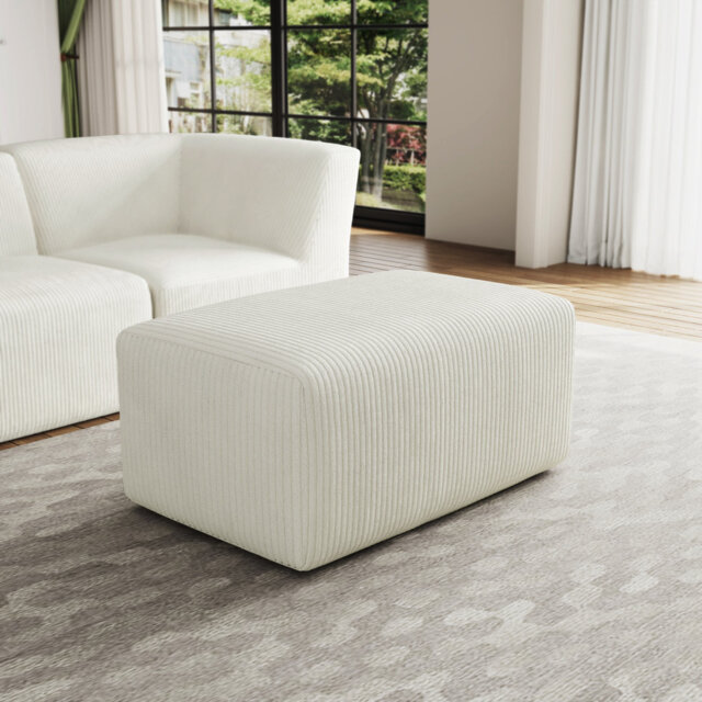 Berlare 90.9Cm Wide Rectangle Standard Ottoman
