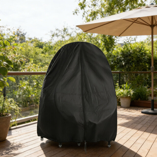 Egg Chair Cover Waterproof 131 X 131 X 190cm, 420D Heavy Duty Outdoor Egg Chair Covers