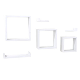 Hudson Shelf Kits, 6 Piece Wall Shelf Pack