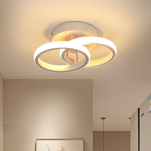 Mikaia 25cm LED Integrated Semi Flush Mount Ceiling Light