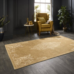 Geometric Digitally Printed 100% Polyester Area Rug