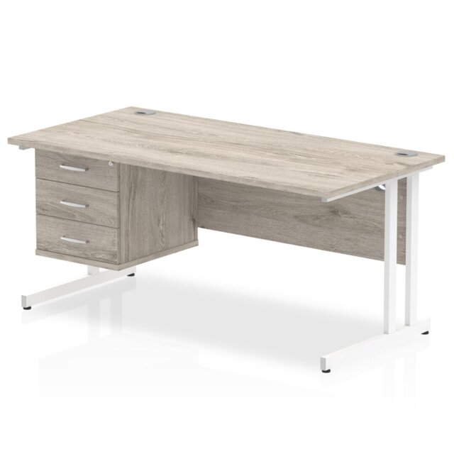 Zetta Metal Base Executive Desk