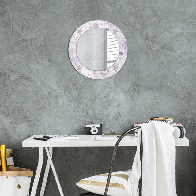 Huldar Glass Flat Wall Mirror