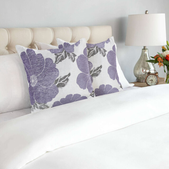 Darionte Floral Square Throw Cushion