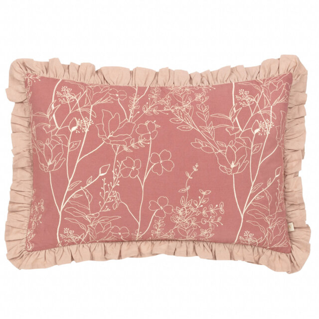 Mae Cushion Cover Floral Rectangular Cushion Cover
