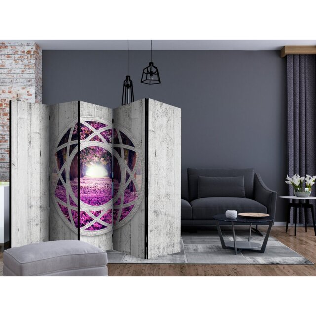 Aykeg 172cm H Solid Wood Folding Room Divider