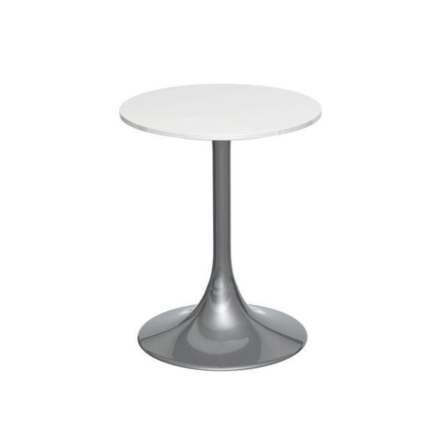 Clarke County Glass Top Pedestal End Table