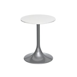 Clarke County Glass Top Pedestal End Table