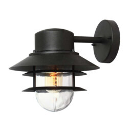 Kenmore Black 23.6cm H Outdoor Wall Lantern