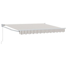VidaXL 200cm D Polyester Cover Retractable Patio Awning