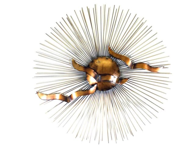 Abstract Wall Decor on Metal