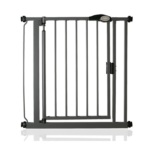 Metal Pressure Mounted Pet Gate With Door