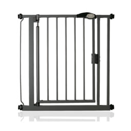 Metal Pressure Mounted Pet Gate With Door