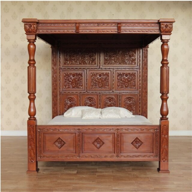 Solid Wood Bed