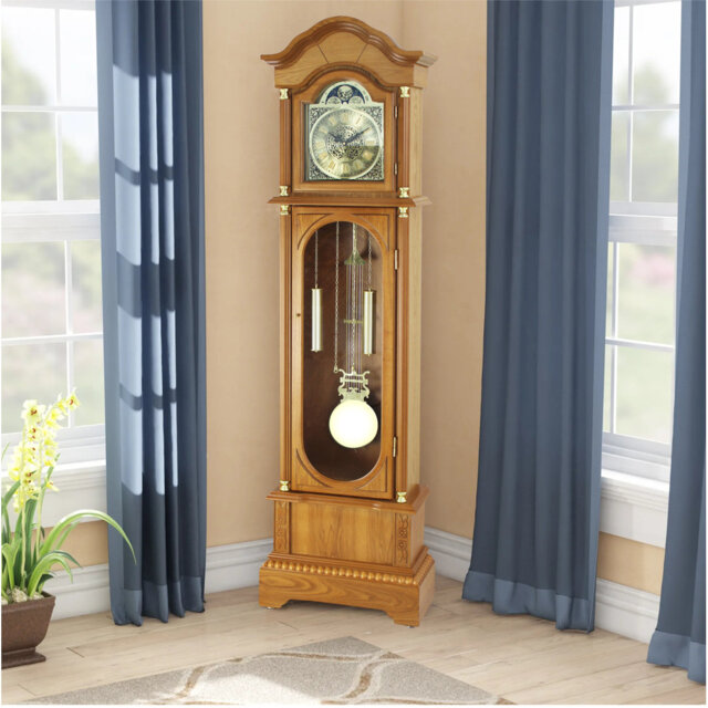 181.9cm Wood Grandfather Clock