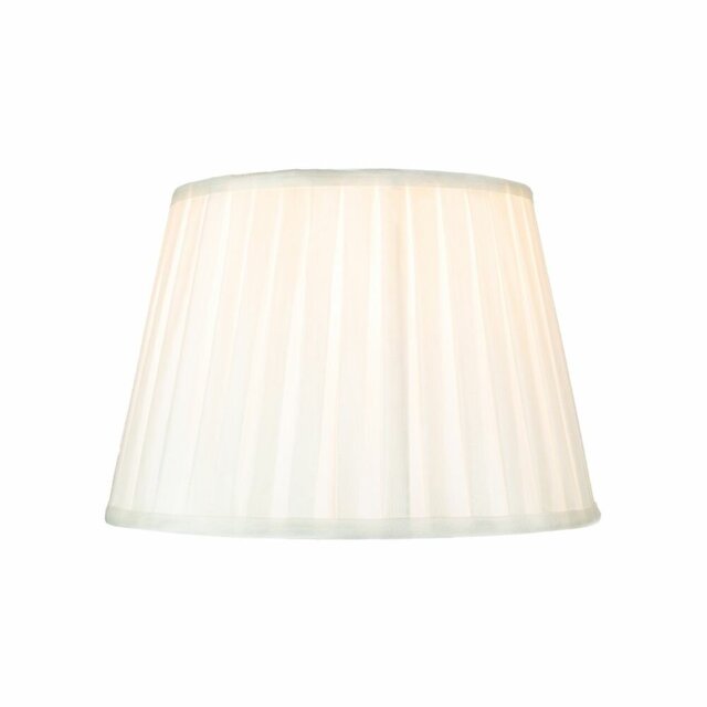 Traditional Classic Faux Silk Pleated Inner Lined Lamp Shade