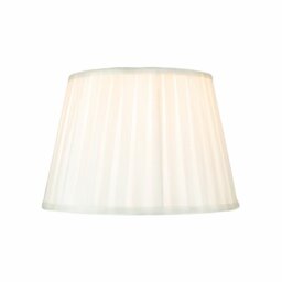 Traditional Classic Faux Silk Pleated Inner Lined Lamp Shade
