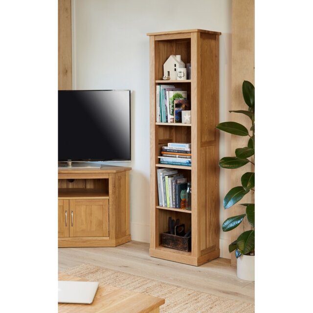 Oscar 175cm H x 46cm W Solid Wood Cube Bookcase