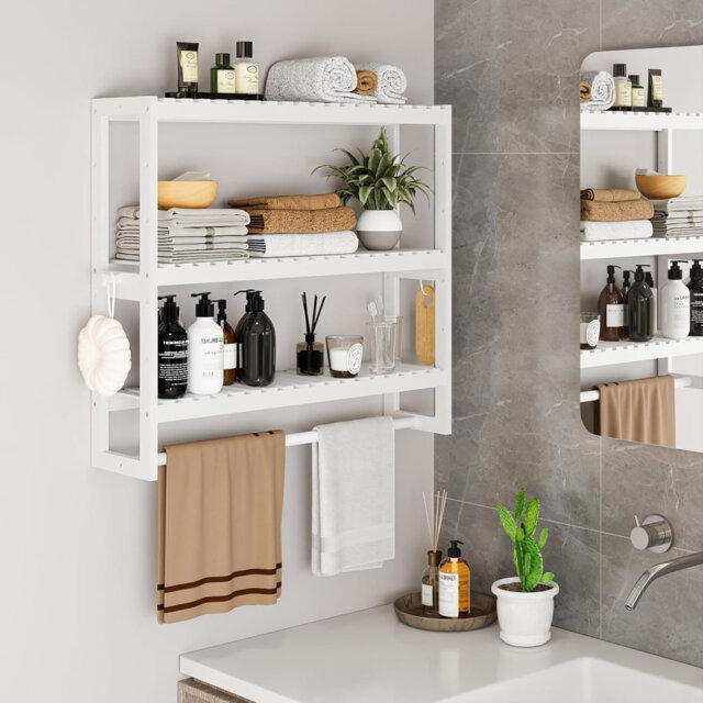 Bamboo Under Sink Cabinet