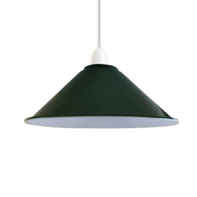 Vintage 10cm H Metal Cone Lamp Shade