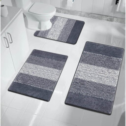 3 Piece set Rectangle Bath Mat