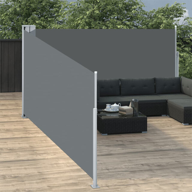 Dakota Fields 1000cm W x 0.1cm D Glass Cover Retractable Window Awning