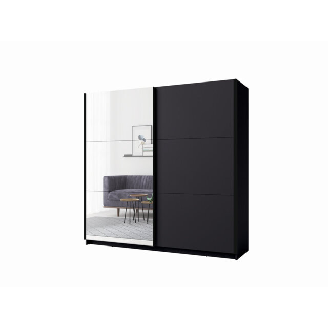 ARSEN III 11 WARDROBE 2D WITH MIRROR (200) U12257 Graphite Gray U12257 Graphite Gray 11-III-FSC B