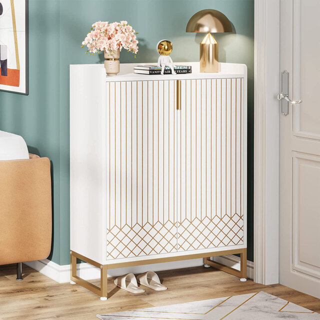 25 Pair Shoe Storage Cabinet