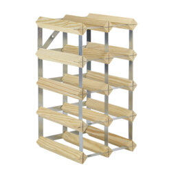 Kenly Tabletop Wine Bottle Rack Brown