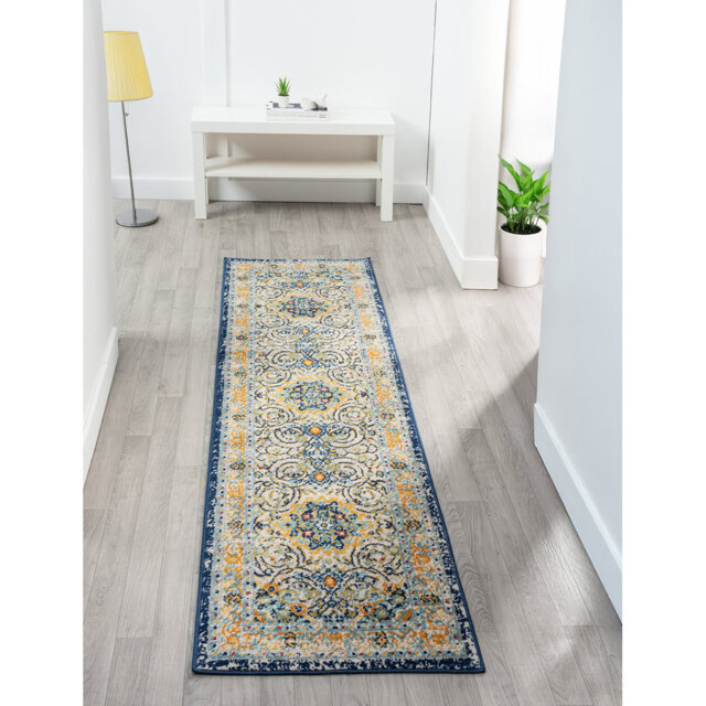 Athena Modern Living Room Area Rug â Cut Pile Weaving - Jute Backing- Floral - Traditional Design Low Pile Rug, Multi Coloured,
