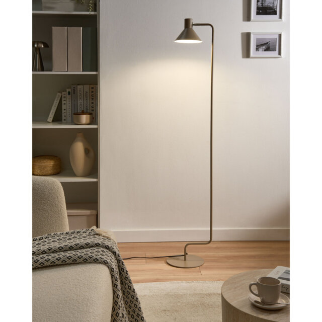 Floor Lamp Braxleigh Metal Beige