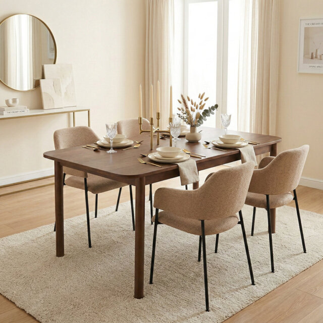 Candice Set of 2 Fabric Dining Chairs