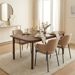 Candice Set of 2 Fabric Dining Chairs