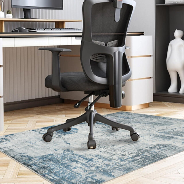 Office Chair Mat for Hard Floors, Anti-Skid, Washable, 90x120cm, Floor Protector
